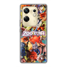 Силіконовий чохол з принтом Зоотрополіс для Infinix Zero 30 – Колаж героїв