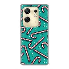 Силиконовый бампер на рождество для Infinix Zero 30 – Леденцы