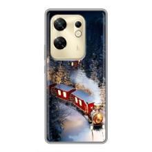 Силиконовый бампер на рождество для Infinix Zero 30 – Поезд