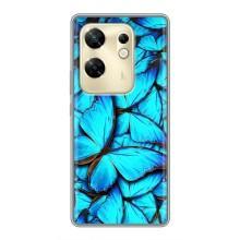 Силиконовый бампер с картинкой животных для Infinix Zero 30 (Крылья бабочек)
