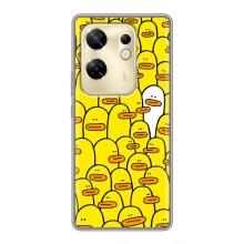 Силиконовый бампер с картинкой животных для Infinix Zero 30 (Особенный)