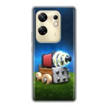 Силиконовый Чехол (атрибутика Клеш Роял) для Infinix Zero 30 – Пушка