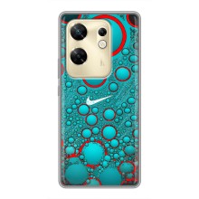 Силиконовый Чехол на Infinix Zero 30 с картинкой Nike – Найк зеленый