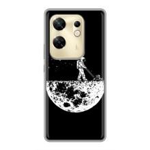 Силиконовый Чехол с принтом "Космонавты" на Infinix Zero 30 – Космонавт