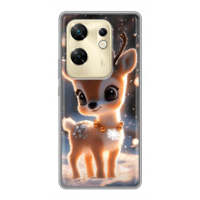 Яскравий чохол для Infinix Zero 30 з Зимові Оленята (Оленятко)