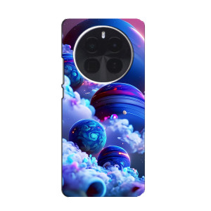 Чехлы КОСМОС для Infinix Zero 40 5G – Синие планеты