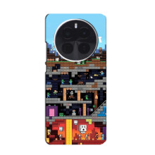 Чохол Майнкрафт на Infinix Zero 40 5G (AlphaPrint) Minecraft – фон Minecraft