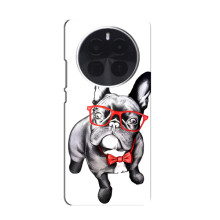 Бампер для Infinix Zero 40 5G с картинкой "Песики" (В очках)