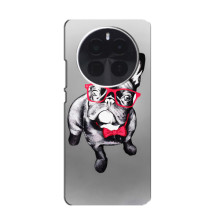 Чехол (ТПУ) Милые собачки для Infinix Zero 40 5G (Бульдог в очках)