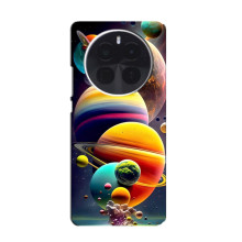 Чехол (ТПУ) с планетами на Infinix Zero 40 5G (Солнечна система)