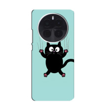 Чохол із милими котиками на Іnфінікс Зеро 40 5G – Чорний кіт