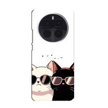 Чохол з малюнком кіт на Infinix Zero 40 5G (Коти в окулярах)