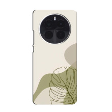 Силиконовый чехол с принтом в цветах на Infinix Zero 40 5G (Монстера зелёная)