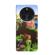 Чехлы для Infinix Zero 40 5G (Персонажи Майн Крафт) (Майн-крафт)