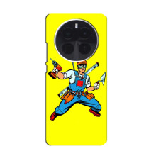 Силиконовый бампер (Работники) на Infinix Zero 40 5G (Строитель)