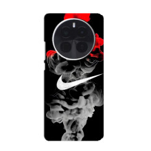 Силиконовый Чехол на Infinix Zero 40 5G с картинкой Nike (Nike дым)