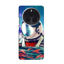 Силиконовый Чехол с принтом "Космонавты" на Infinix Zero 40 5G