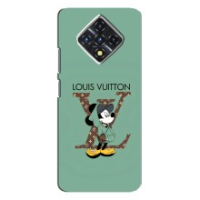 Чехлы Луи Витон для Infinix Zero 8 (AlphaPrint - LOUIS VUITTON) (Микки Маус LV)