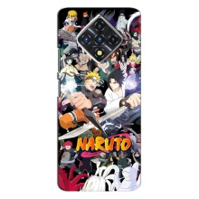 Купить Чехлы на телефон с принтом Anime для Инфиникс Зеро 8 (Наруто постер)