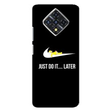 Силиконовый Чехол на Infinix Zero 8 с картинкой Nike (Later)