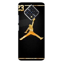 Силиконовый Чехол Nike Air Jordan на Инфиникс Зеро 8 (Джордан 23)