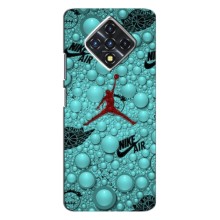 Силиконовый Чехол Nike Air Jordan на Инфиникс Зеро 8 – Джордан Найк