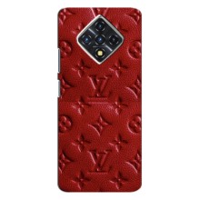 Текстурный Чехол Louis Vuitton для Инфиникс Зеро 8 – Красный ЛВ