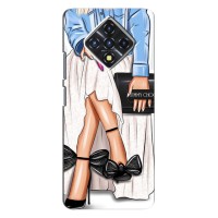 Силиконовый Чехол на Infinix Zero 8 с картинкой Стильных Девушек – Мода