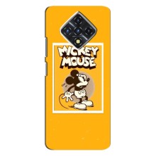 Чехлы с принтом Микки Маус на Infinix Zero 8i (Испуганный Микки)