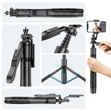 Штатив для селфи WIWU Krinl Tripod Selfie Stick Wi-SE005 – Black