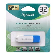 Флеш накопичувач Apacer USB 3.2 AH357 32GB – Blue