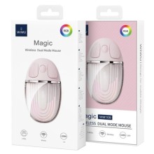 Беспроводная мышь WIWU WM109 Magic dual mode – Pink