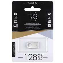 Флеш-драйв USB 3.0 Flash Drive T&G 106 Metal Series 128GB – Срібний