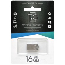 Флеш-драйв USB 3.0 Flash Drive T&G 106 Metal Series 16GB – Серебряный