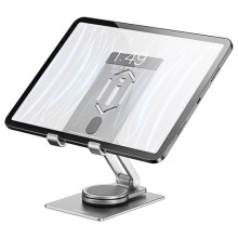 Підставка для планшетов WIWU ZM107 Desktop Rotation Stand For Tablet up to 12.9 inch – Срібний