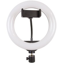 Кольцевая светодиодная LED лампа Arc Ring 8" + tripod 2.1m – Черный