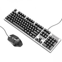 Клавіатура + миша дротова Hoco GM18 Luminous – Чорний