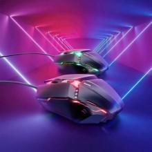 Клавіатура + миша дротова Hoco GM18 Luminous – Чорний