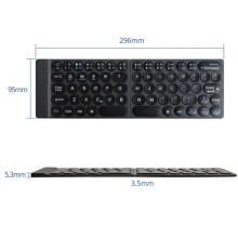 Клавиатура WIWU Fold Mini Keyboard FMK-01 – Черный