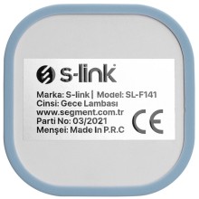 Фонарь аккумуляторный S-link SL-F141 1W Led 1200mAh Rechargeable Touch On/Off – Голубой