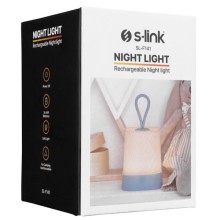 Фонарь аккумуляторный S-link SL-F141 1W Led 1200mAh Rechargeable Touch On/Off – Голубой