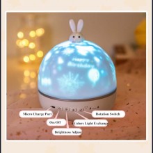 Ночник Moon E04 with Bluetooth and Remote Control 1200 mAh – Белый