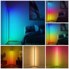 Напольная угловая LED лампа RGB Magic 1 Bluetooth USB with app – Черный