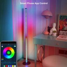 Підлогова кутова LED лампа RGB Magic 2 Bluetooth USB with app – Чорний
