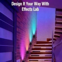 Настенная LED лампа RGB Intelligent wall lamp 6 pcs with Bluetooth European plug with app – Черный