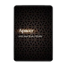 SSD диск Apacer AS340X 480GB 2.5" 7mm SATAIII 3D NAND Read/Write: 550/520 MB/sec – Черный