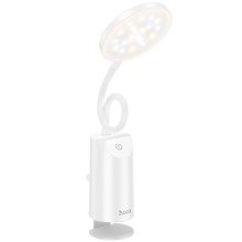 Настольная LED лампа Hoco HX10 Clip table lamp (1200mAh)