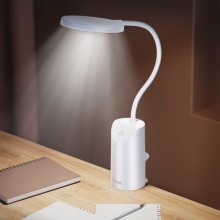 Настольная LED лампа Hoco HX10 Clip table lamp (1200mAh) – Белый