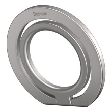 Держатель для телефона Baseus Halo Series Foldable Metal Ring (Single ring) (SUCH00001) – Серебряный