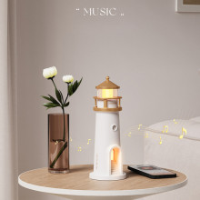 Проектор-нічник A08 Lighthouse 2in1 + Bluetooth колонка – Білий